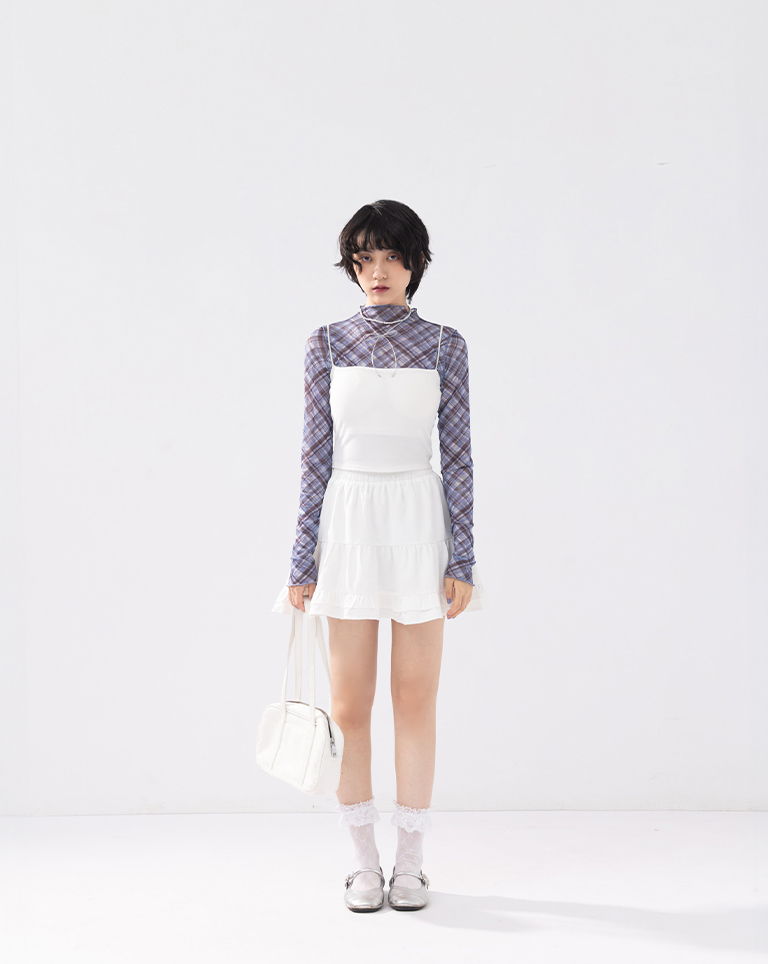 リボンレースソックス 2色展開