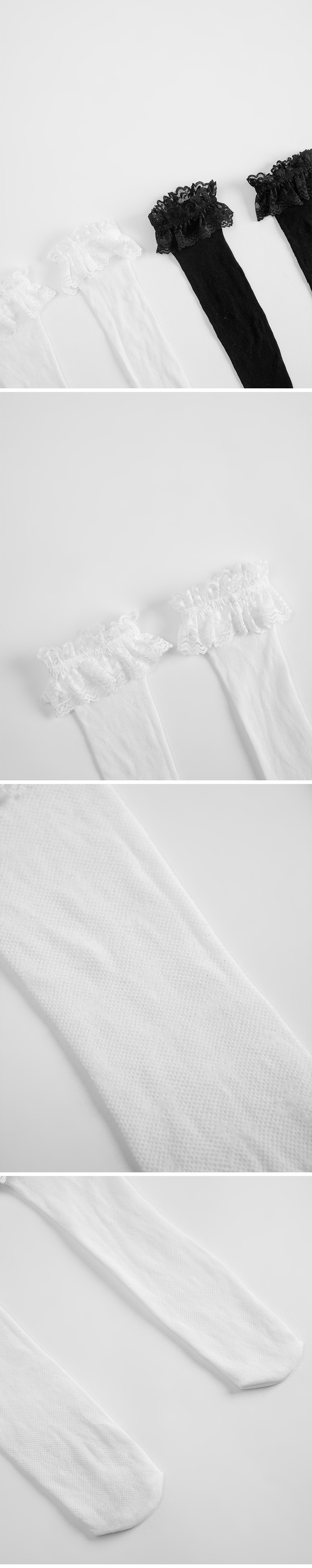 リボンレースソックス 2色展開