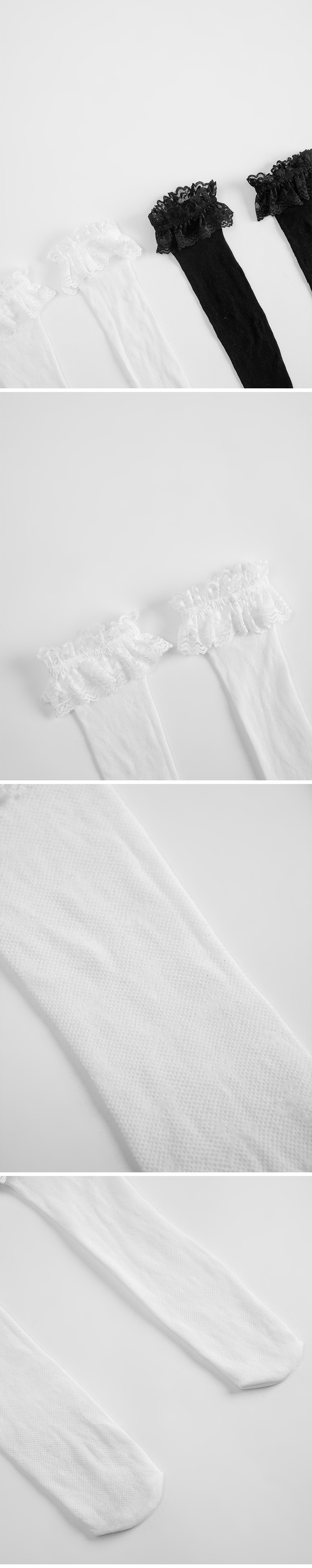 リボンレースソックス 2色展開