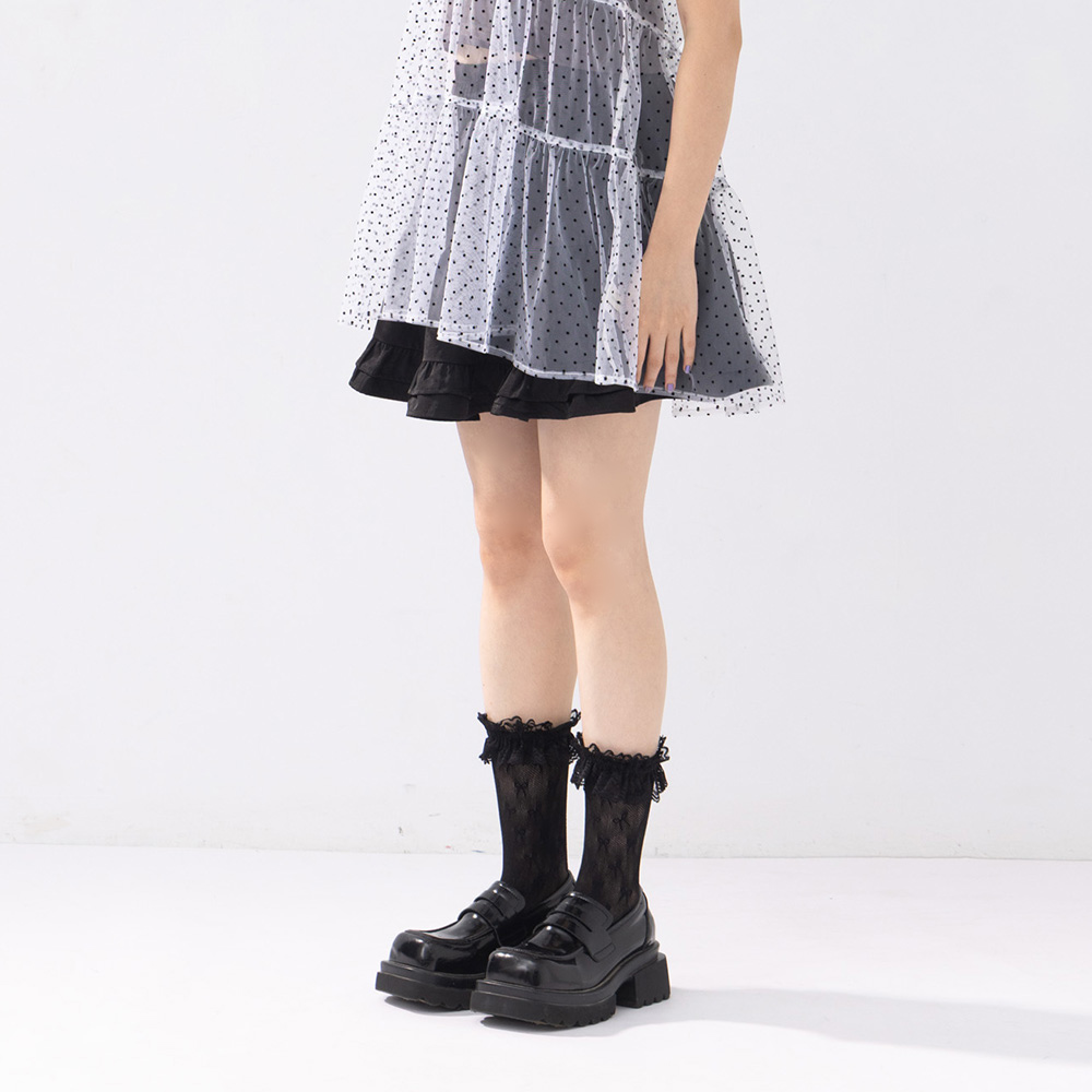 リボンレースソックス 2色展開