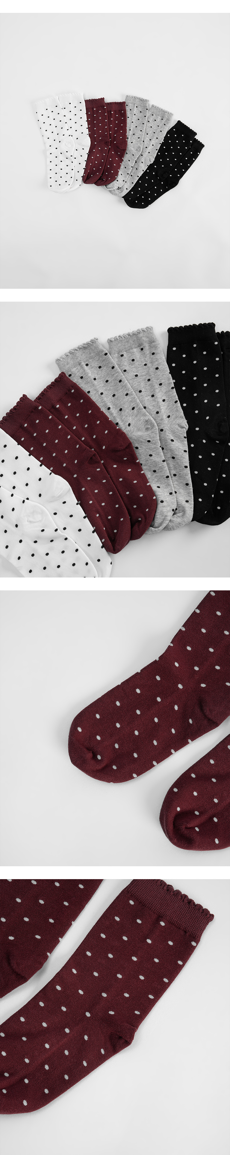 ドットメロウソックス 4色展開