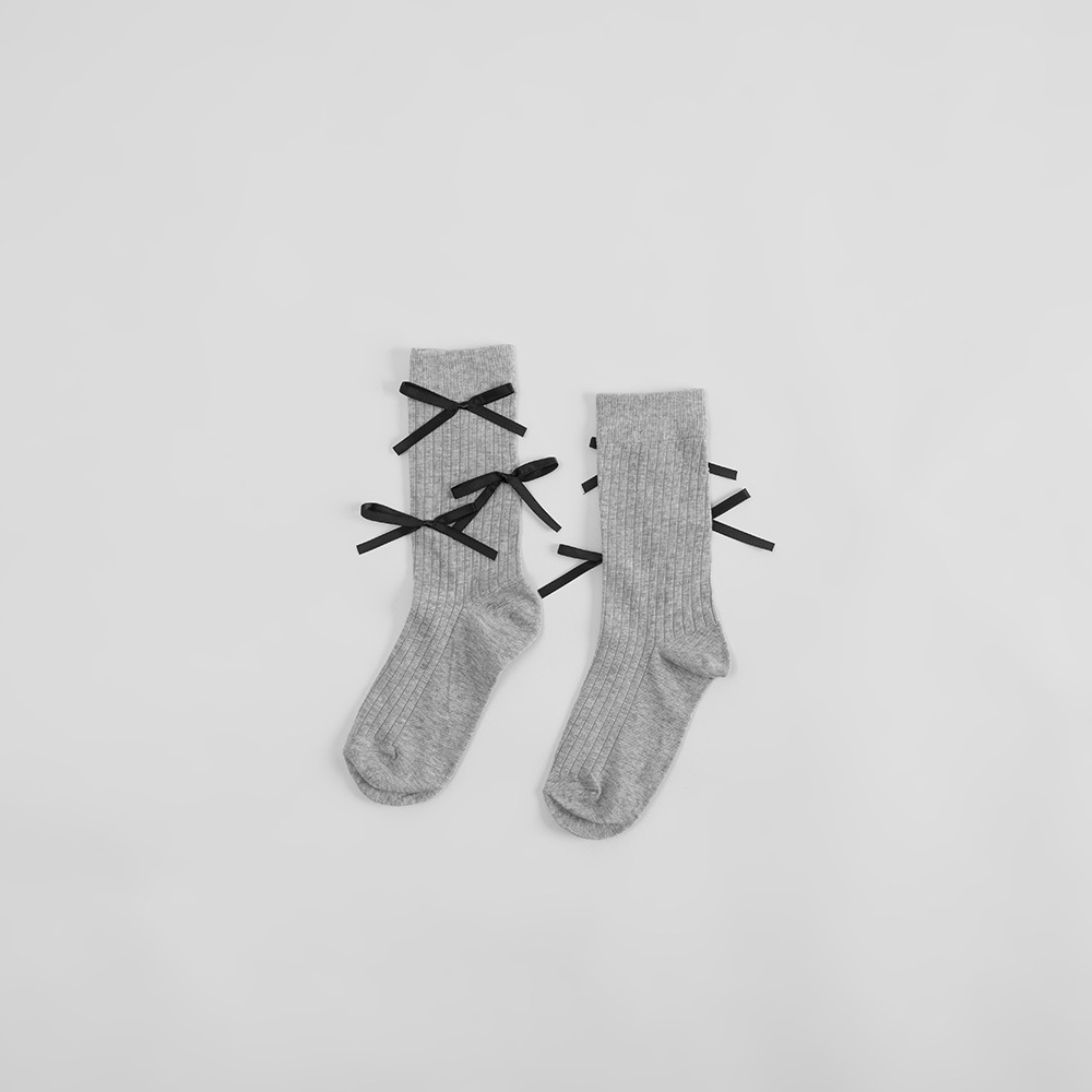 リボンモチーフソックス 3色展開