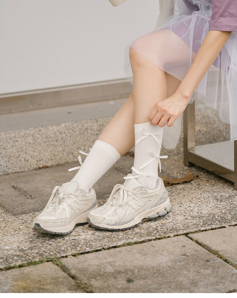 リボンモチーフソックス 3色展開