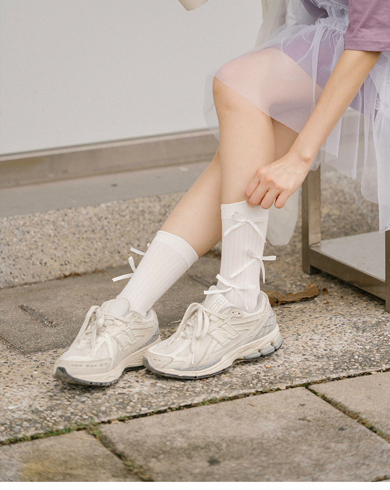 リボンモチーフソックス 3色展開