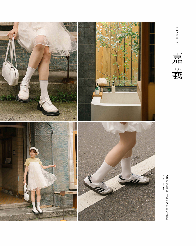 (秋1商品還沒收到)ベーシックソックス 6色展開