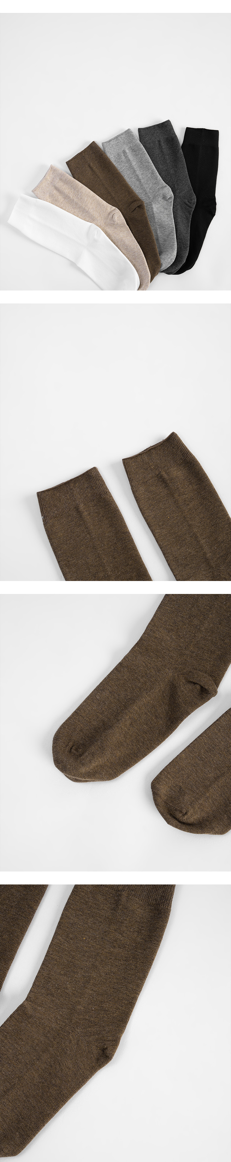 (秋1商品還沒收到)ベーシックソックス 6色展開