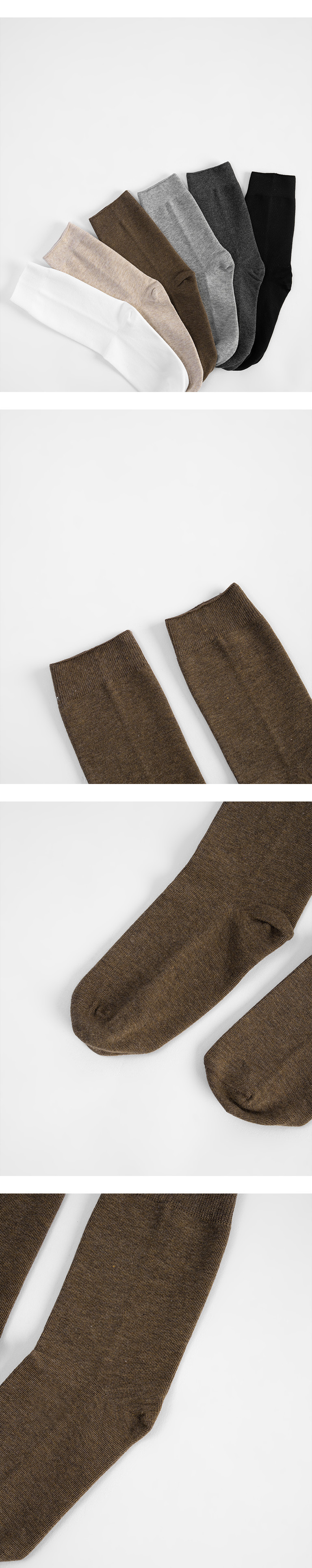 (秋1商品還沒收到)ベーシックソックス 6色展開