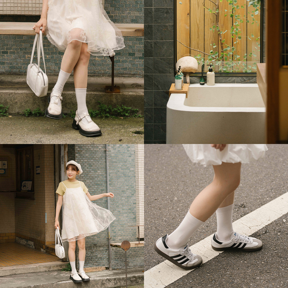 (秋1商品還沒收到)ベーシックソックス 6色展開