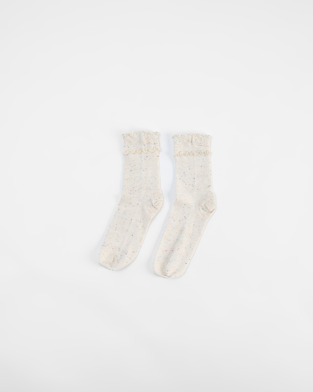 ダブルフリルカラフルドットソックス 4色展開