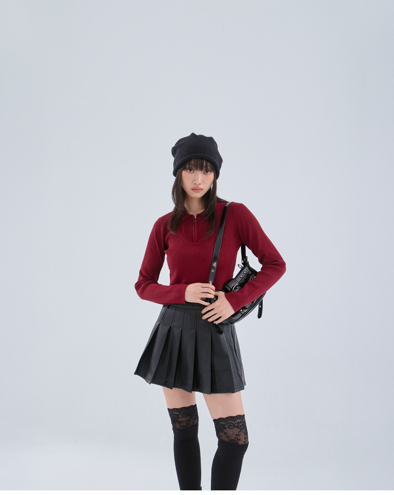 レース切り替えオーバーニーソックス  2色展開