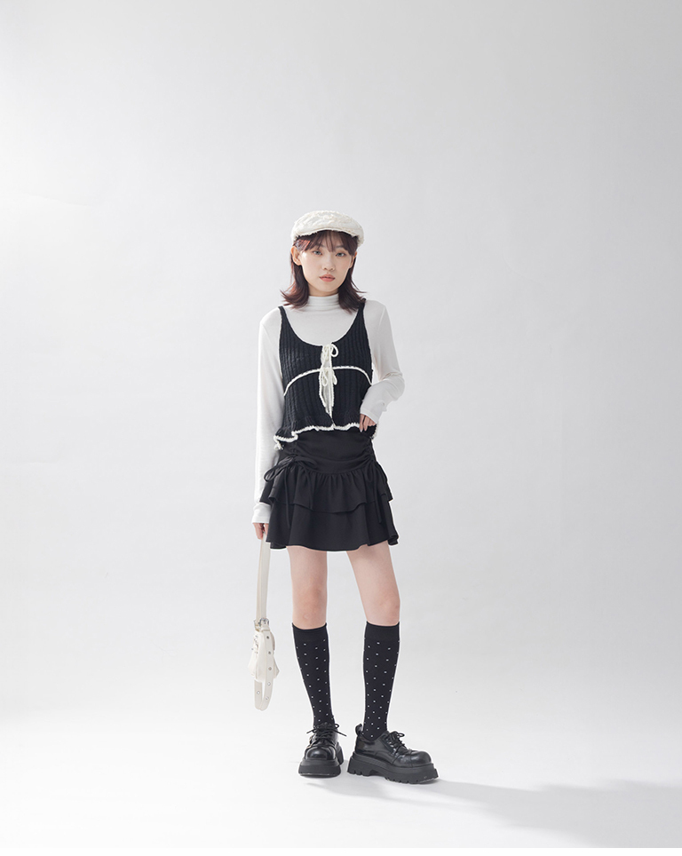 ドットミドルソックス 2色展開 (尚未收到)