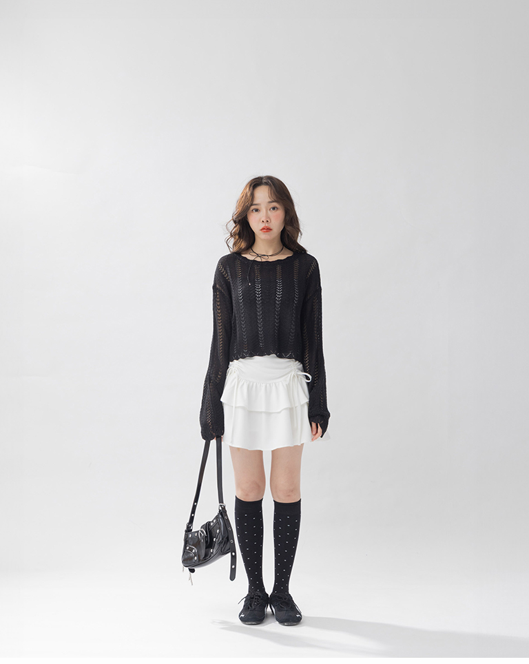 ドットミドルソックス 2色展開 (尚未收到)