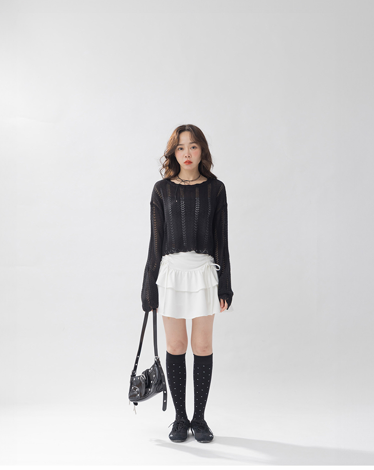 ドットミドルソックス 2色展開 (尚未收到)