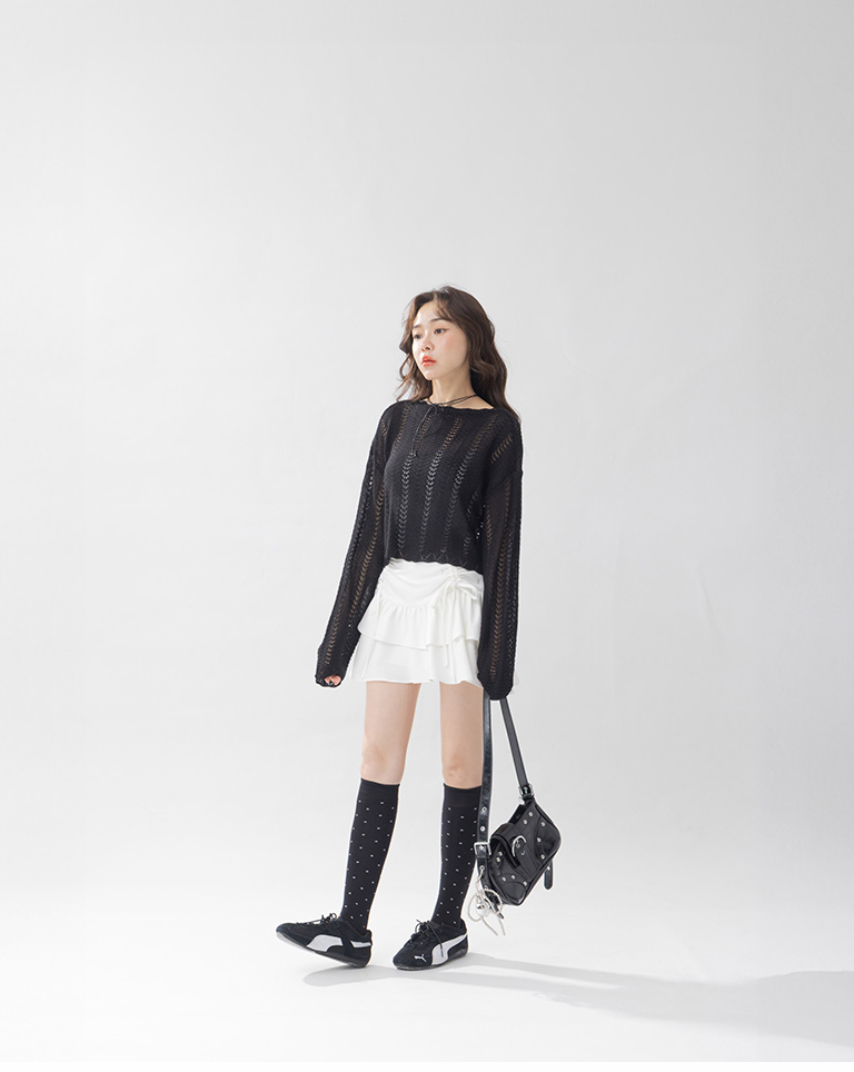 ドットミドルソックス 2色展開 (尚未收到)