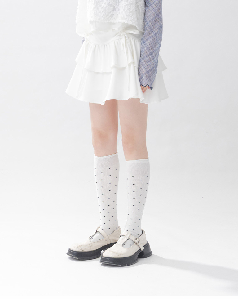 ドットミドルソックス 2色展開 (尚未收到)