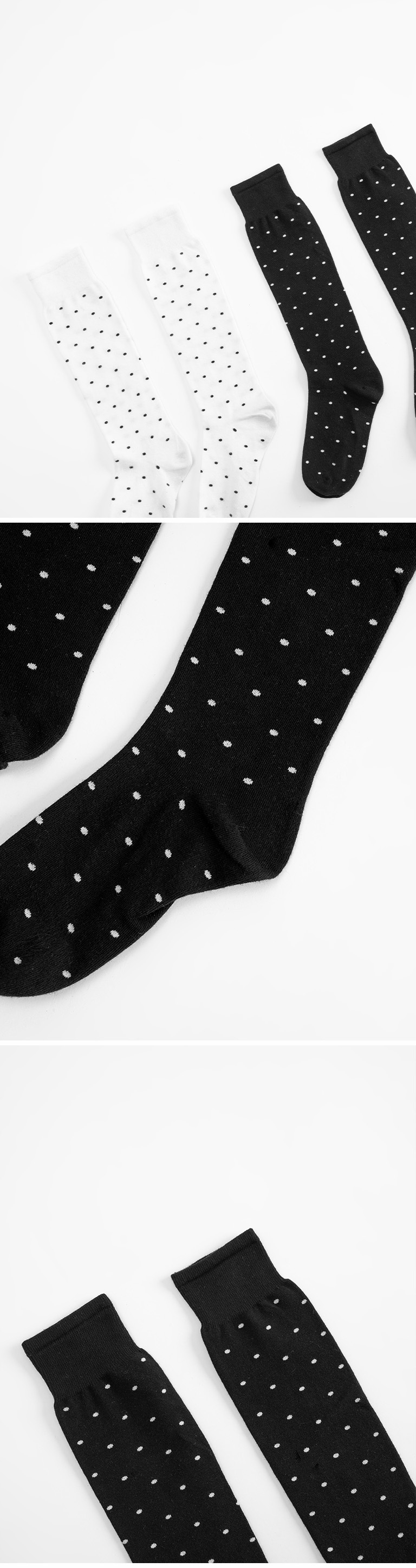 ドットミドルソックス 2色展開 (尚未收到)