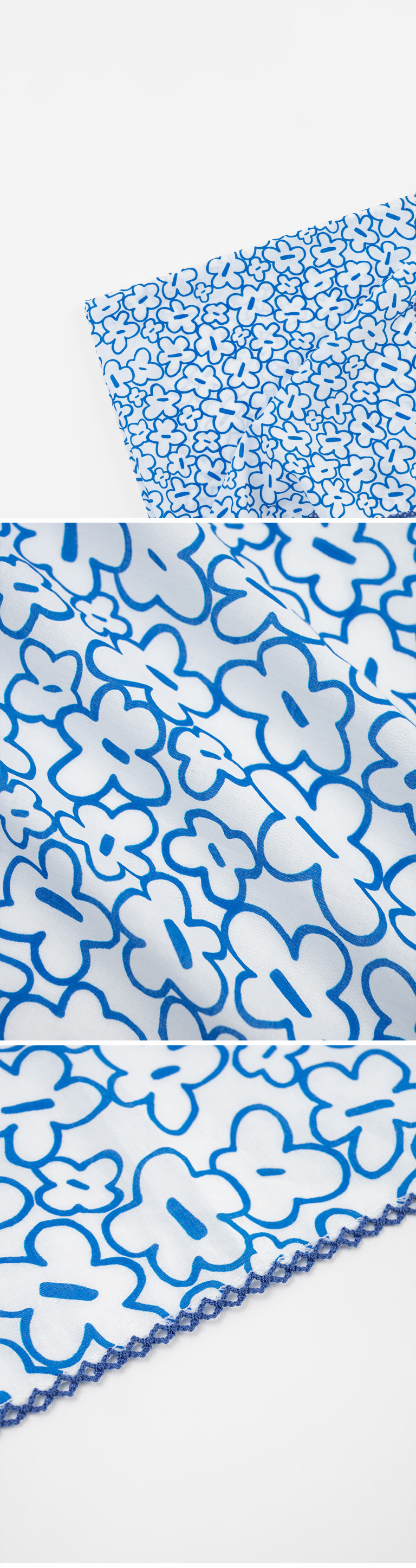 フラワーレース大判スカーフ