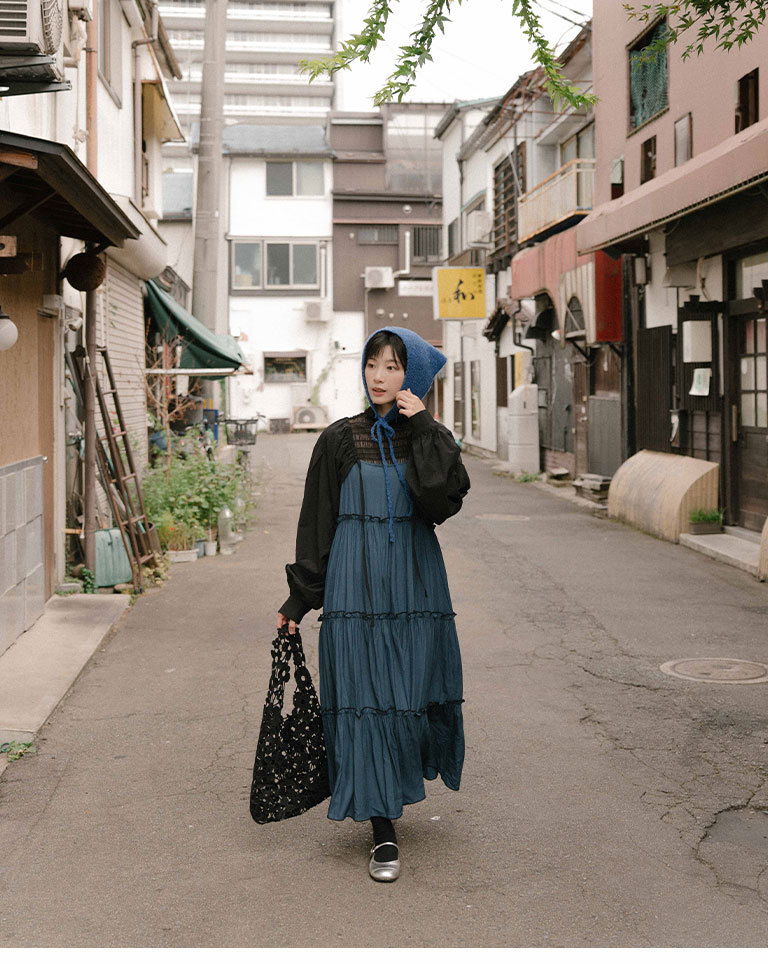 ニットトライアングルスカーフ 5色展開