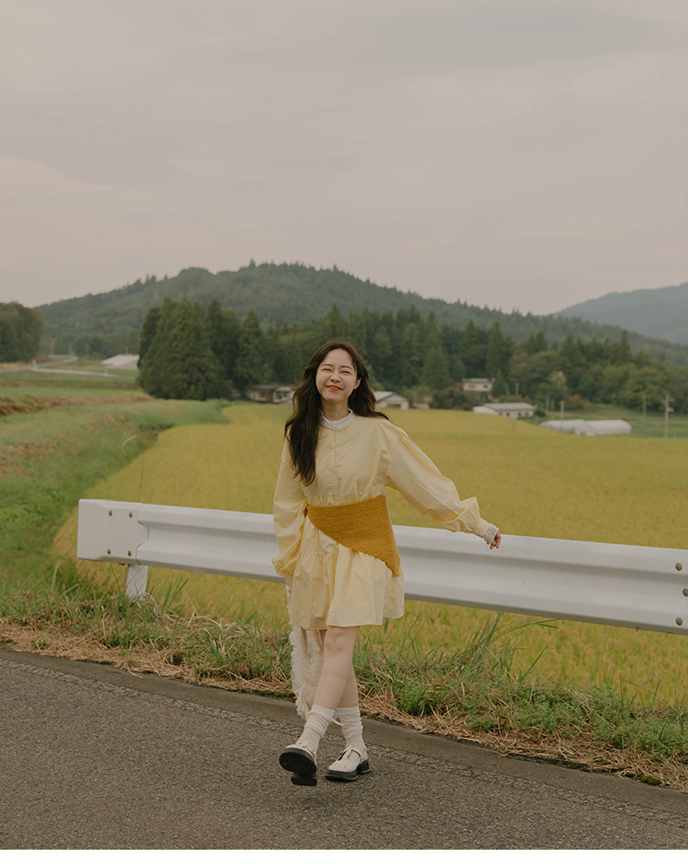 ニットトライアングルスカーフ 5色展開