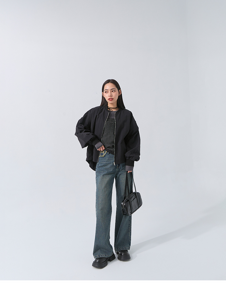 ドットデザイン大判スカーフ 2色展開