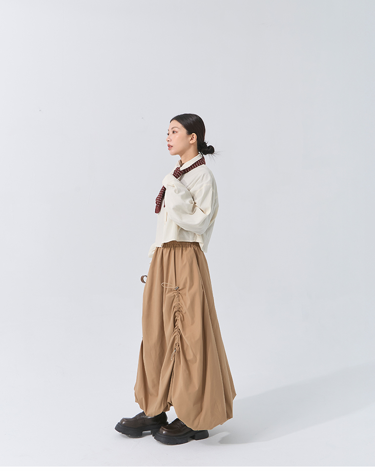 ドットデザイン大判スカーフ 2色展開