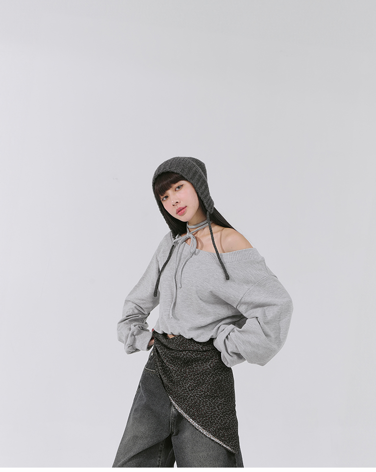 レオパード柄スクエアスカーフ 2色展開