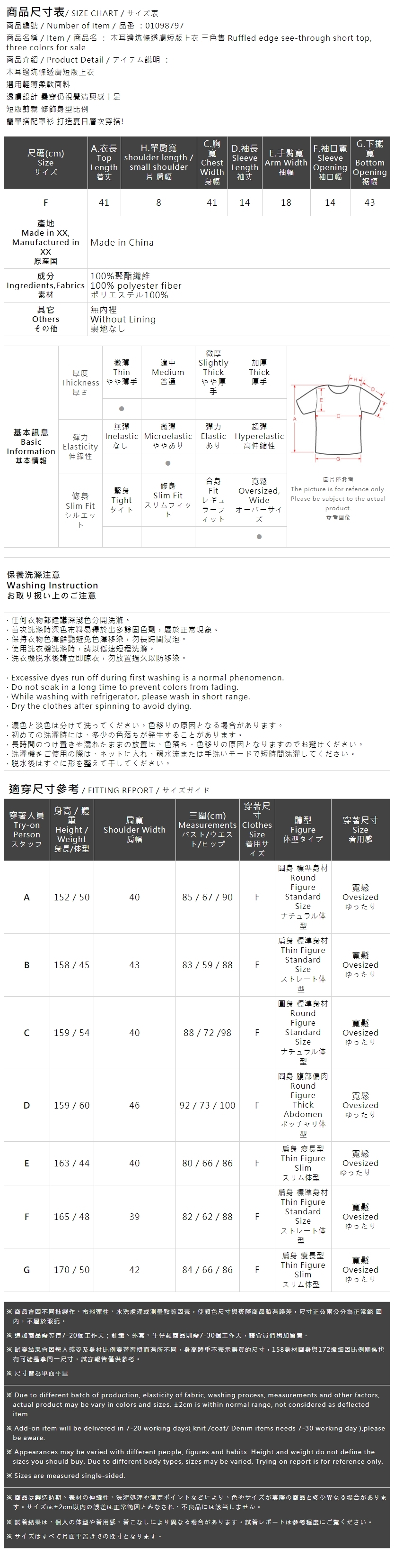 メロウリブシアークロップドトップス