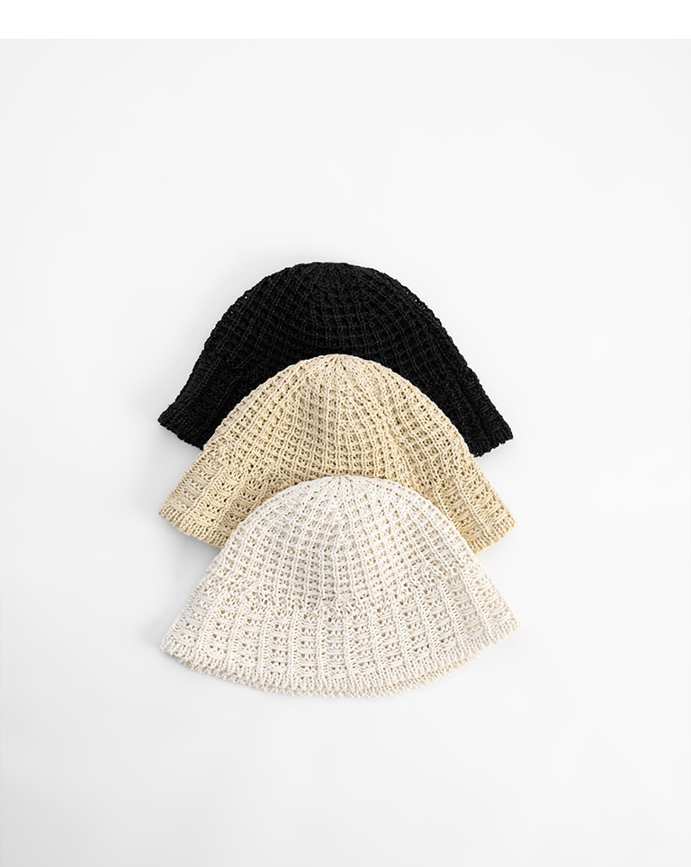 ニットバケットハット 3色展開