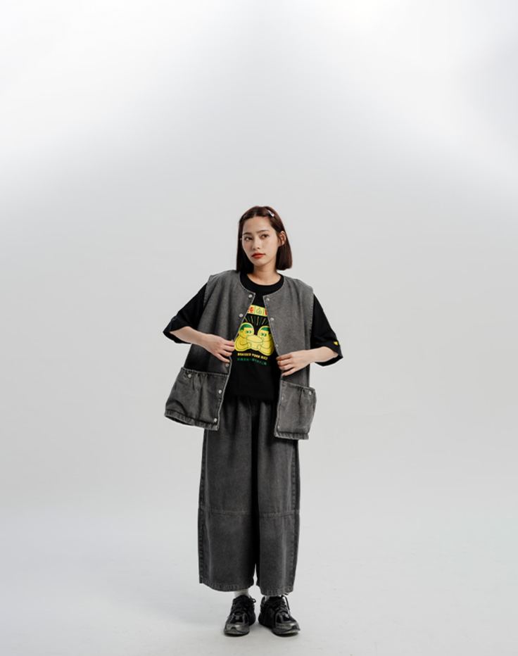 純發-刺繡Tシャツ