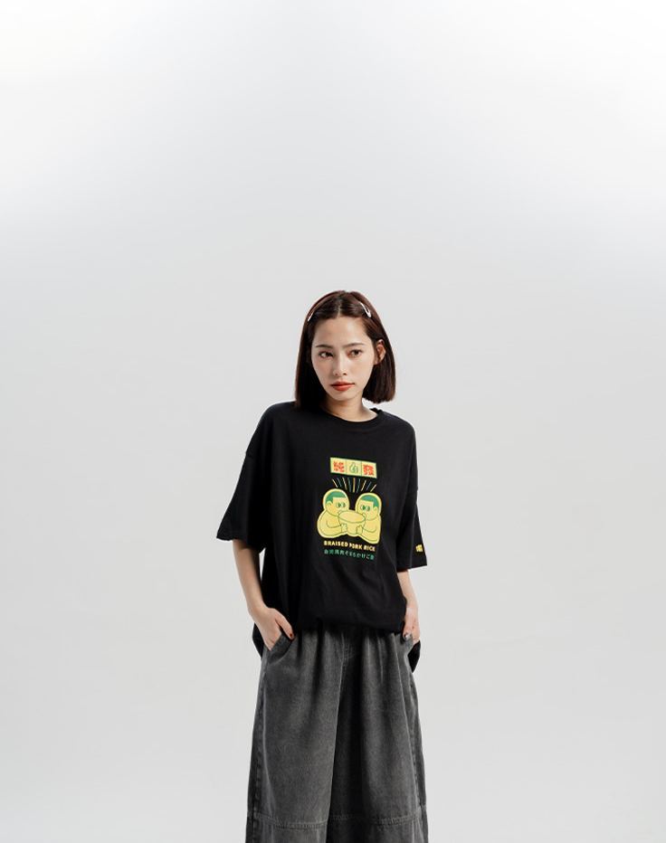 純發-刺繡Tシャツ