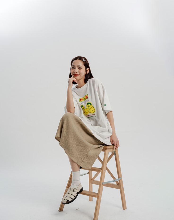 純發-刺繡Tシャツ