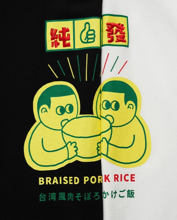 純發-刺繡Tシャツ