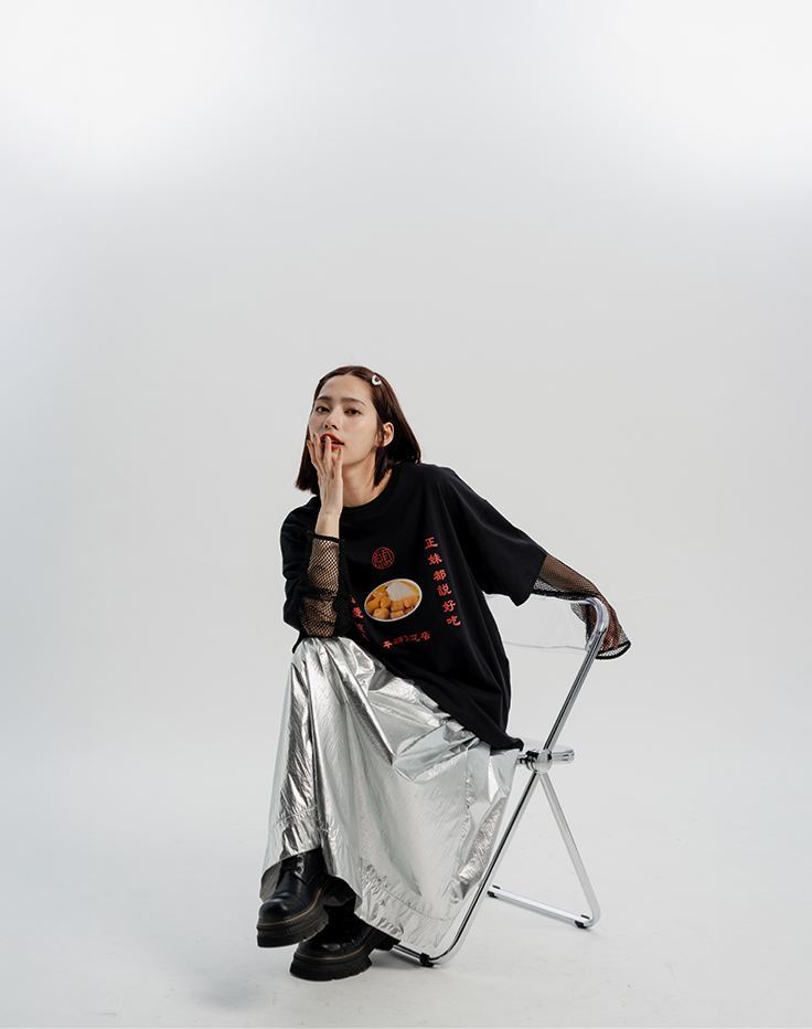本願豆花店-トウファプリントTシャツ