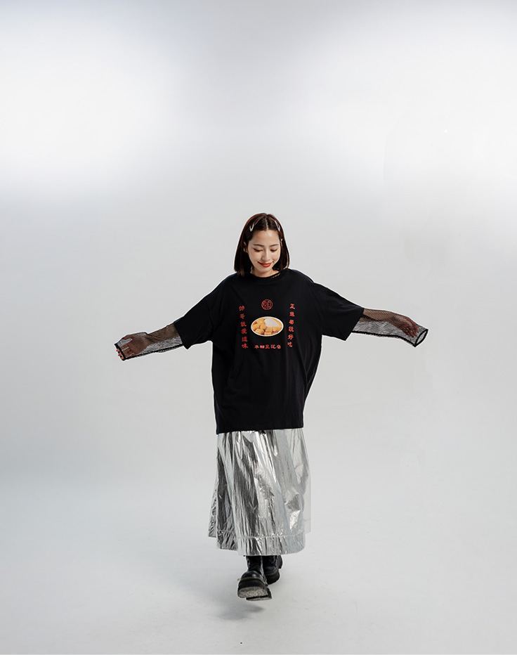 本願豆花店-トウファプリントTシャツ