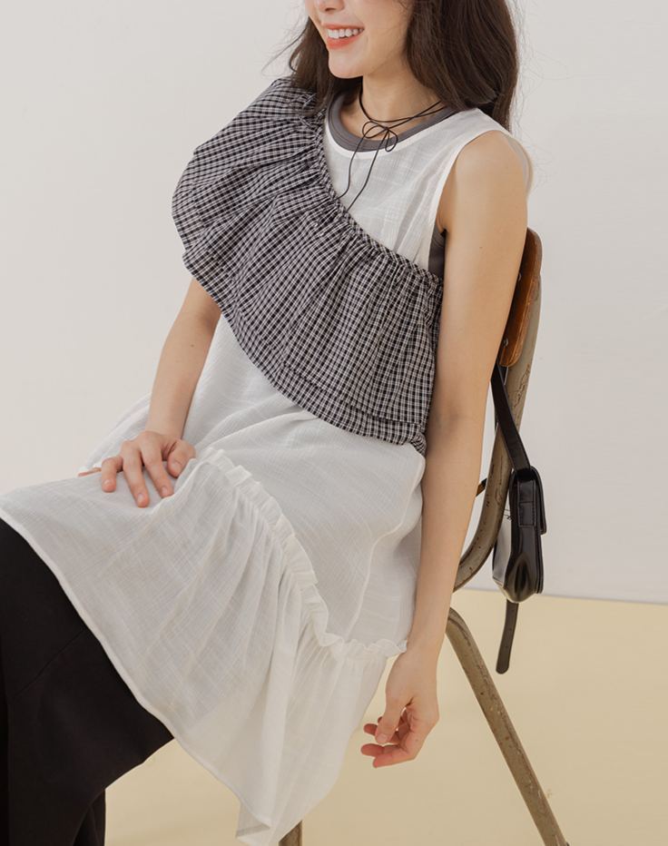 チェックラップスカート 3色展開