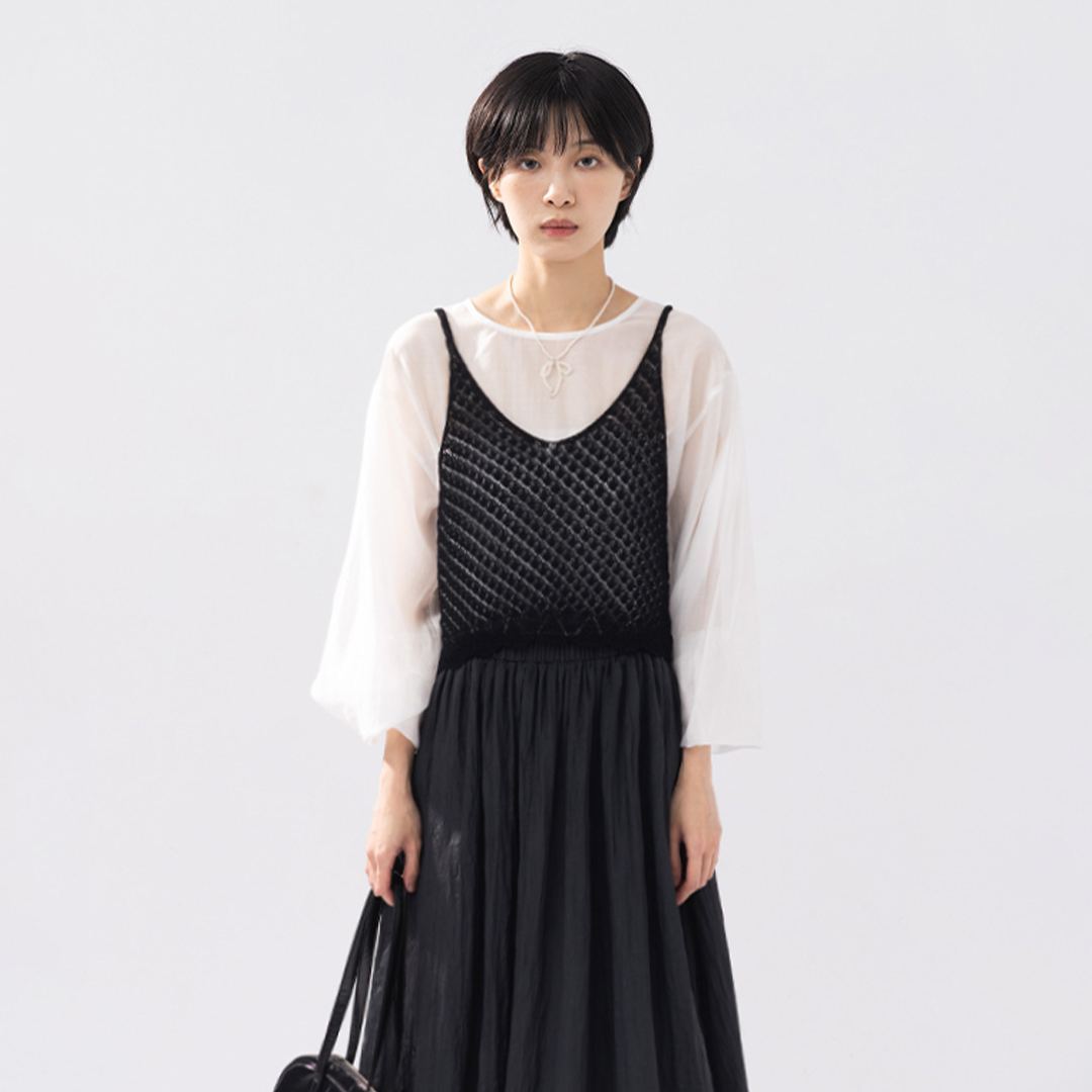 ニットキャミジレ 4色展開