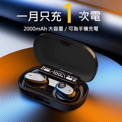 超長續航力獨立可調旋轉掛式藍牙耳機
