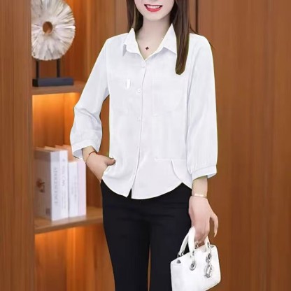 韓版時尚減齡襯衫