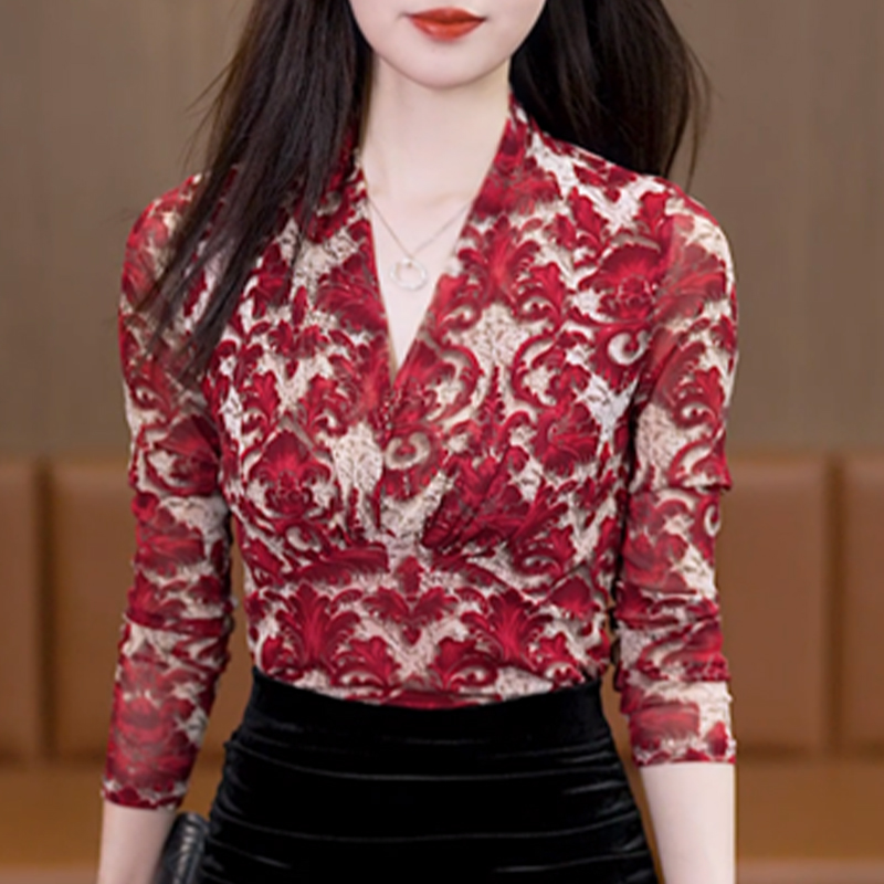 時尚減齡長袖打底衫