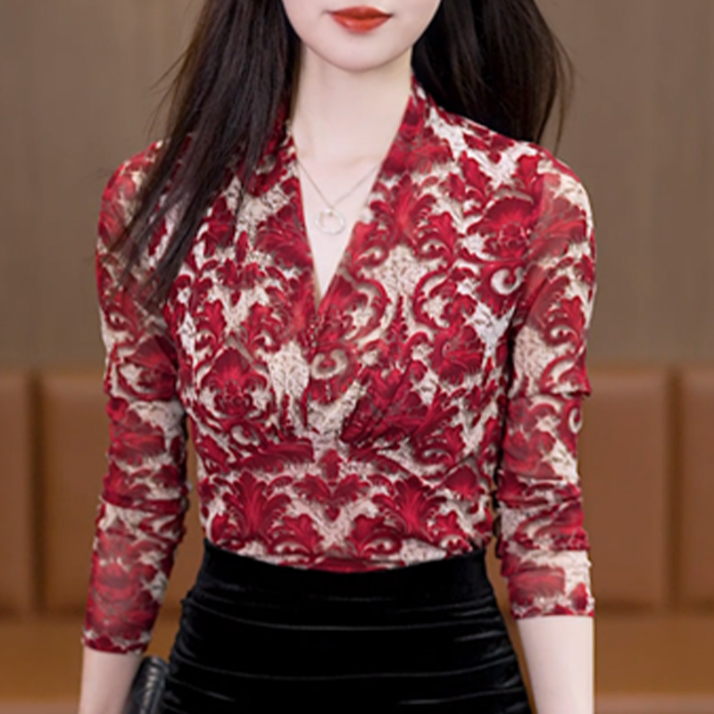 時尚減齡長袖打底衫