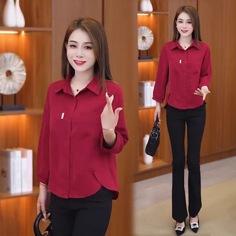 韓版時尚減齡襯衫