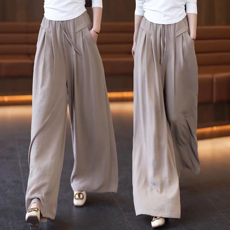 【腿長拉長6cm】百褶休閒褲裙