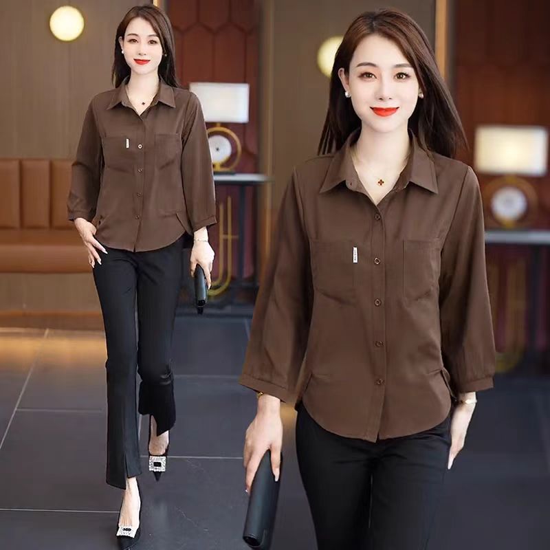 韓版時尚減齡襯衫