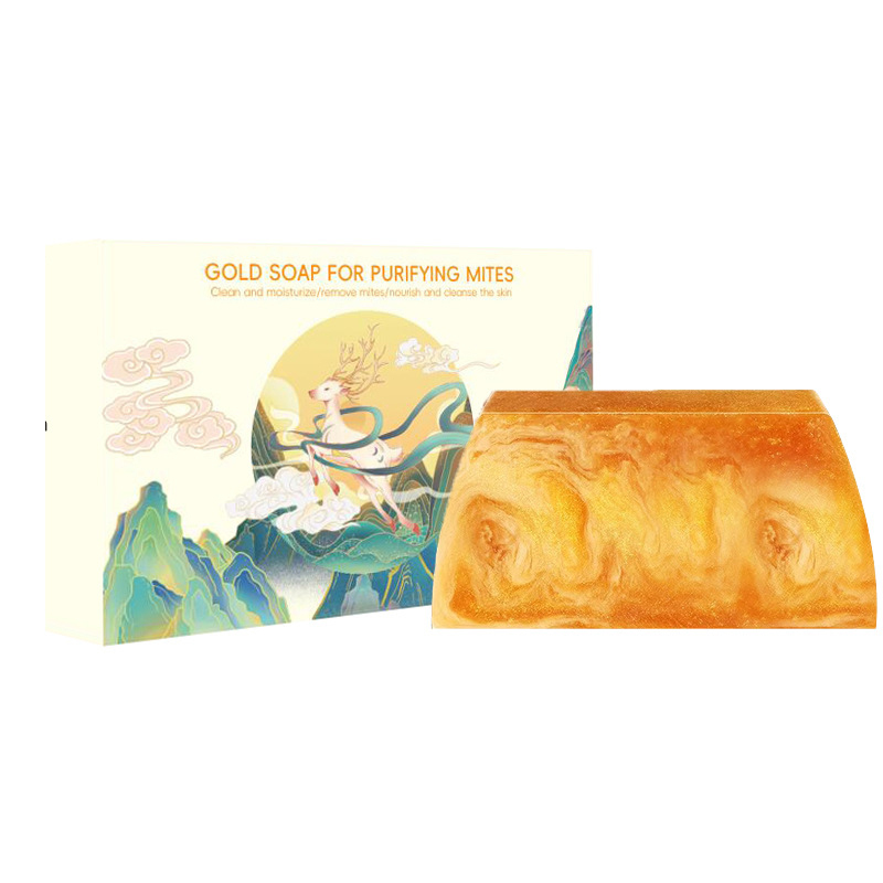 【除蟎淨痘絲滑滋養】奢華黃金皂