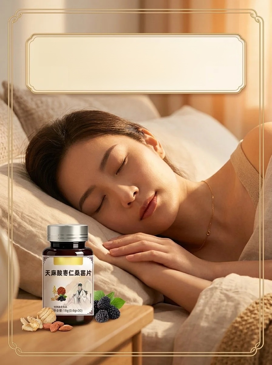 天麻酸棗仁桑葚片