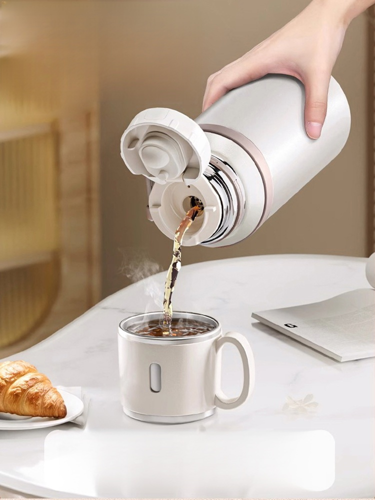 【茶水分離長保溫】316不鏽鋼碗蓋保溫杯