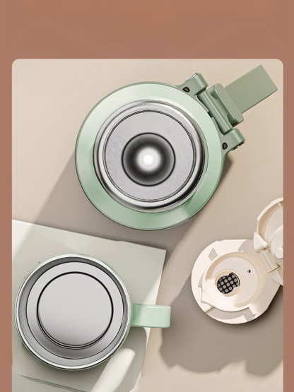 【茶水分離長保溫】316不鏽鋼碗蓋保溫杯