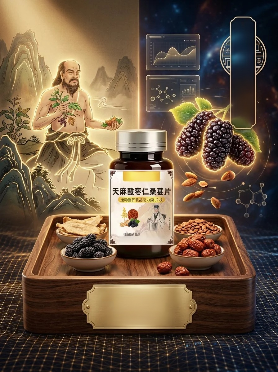 天麻酸棗仁桑葚片