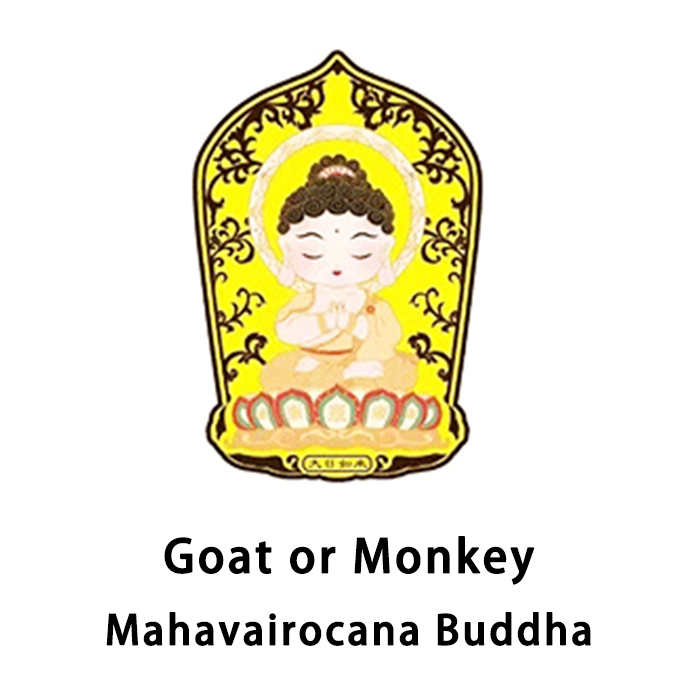 Cartoon Chinese Zodiac Guardian Buddha