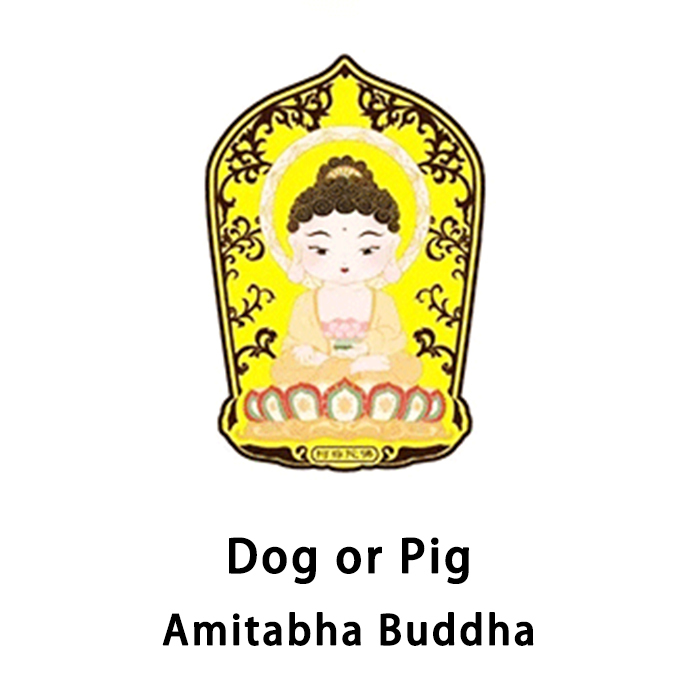 Cartoon Chinese Zodiac Guardian Buddha